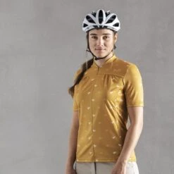 Maloja TschittaM. All Mountain 1/2 Short Sleeve All Mountain Shirt Women's - Golden Sun Cloud 8351 -Ride Style Shop 367089 01 d 804019