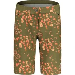 Maloja AnemonaM. Printed Women's Cycle Shorts - Moss Petite Fleur 8639