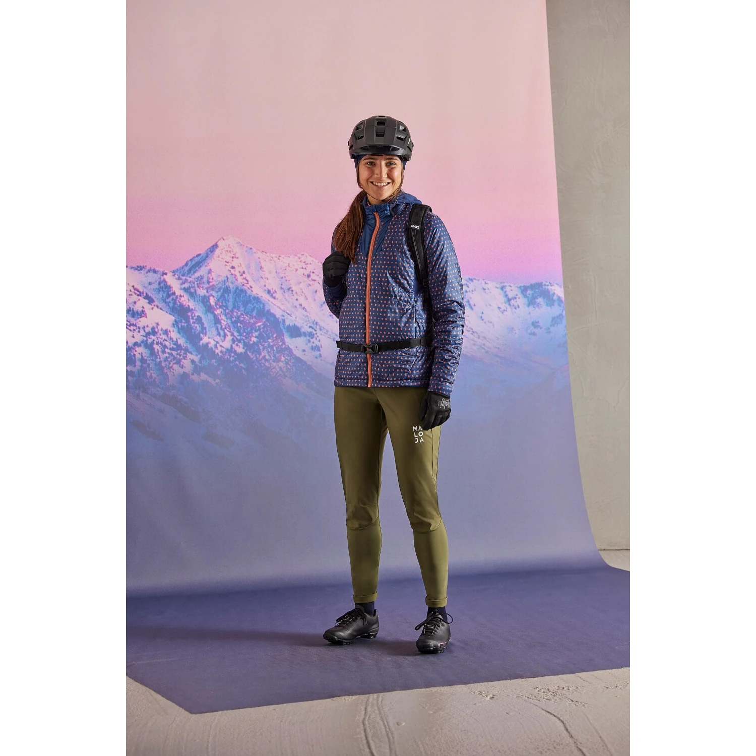 Maloja ArayaM. Women's Nordic Hybrid Softshell Pants - Deep Sunset 8669 7 Maloja ArayaM. Women's Nordic Hybrid Softshell Pants - Deep Sunset 8669 - Image 7