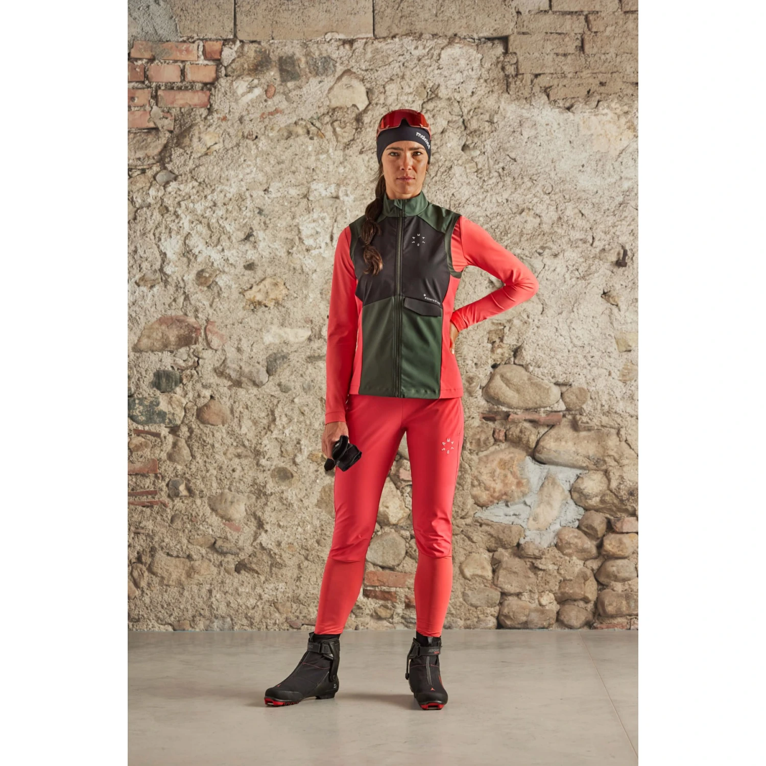 Maloja BärenkopfM. Nordic Hybrid Softshell Vest Women's - Deep Forest 0550 3 Maloja BärenkopfM. Nordic Hybrid Softshell Vest Women's - Deep Forest 0550 - Image 3