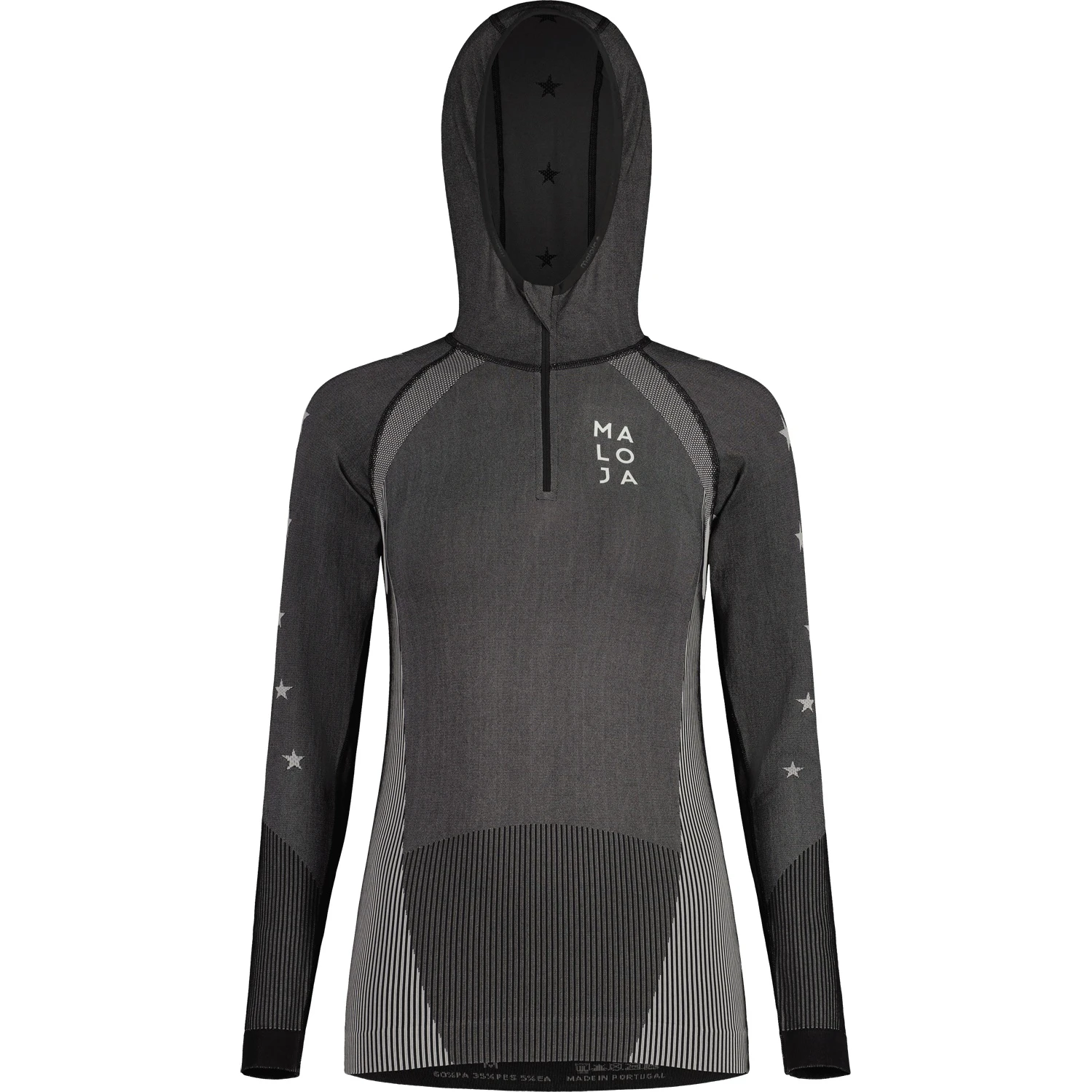 Maloja BlaumeiseM. Nordic Freeknit Women's Shirt - Moonless 0817 1 Maloja BlaumeiseM. Nordic Freeknit Women's Shirt - Moonless 0817