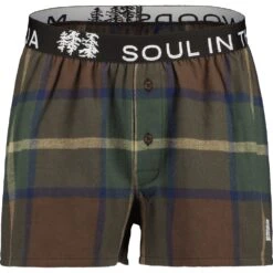 Maloja CaldaroM. Flannel Boxer - Chocolate Multi 8785