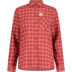 Maloja DonnerkogelM. Organic Cotton Women's Blouse - Rosehip Check 8766