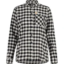 Maloja DonnerkogelM. Organic Cotton Women's Blouse - Moonless Check 8235