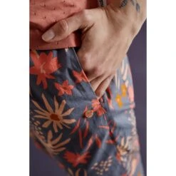 Maloja DumenoM. Women's Organic Cotton Pants - Midnight Flying Hearts 8611 -Ride Style Shop maloja dumenom 1169951