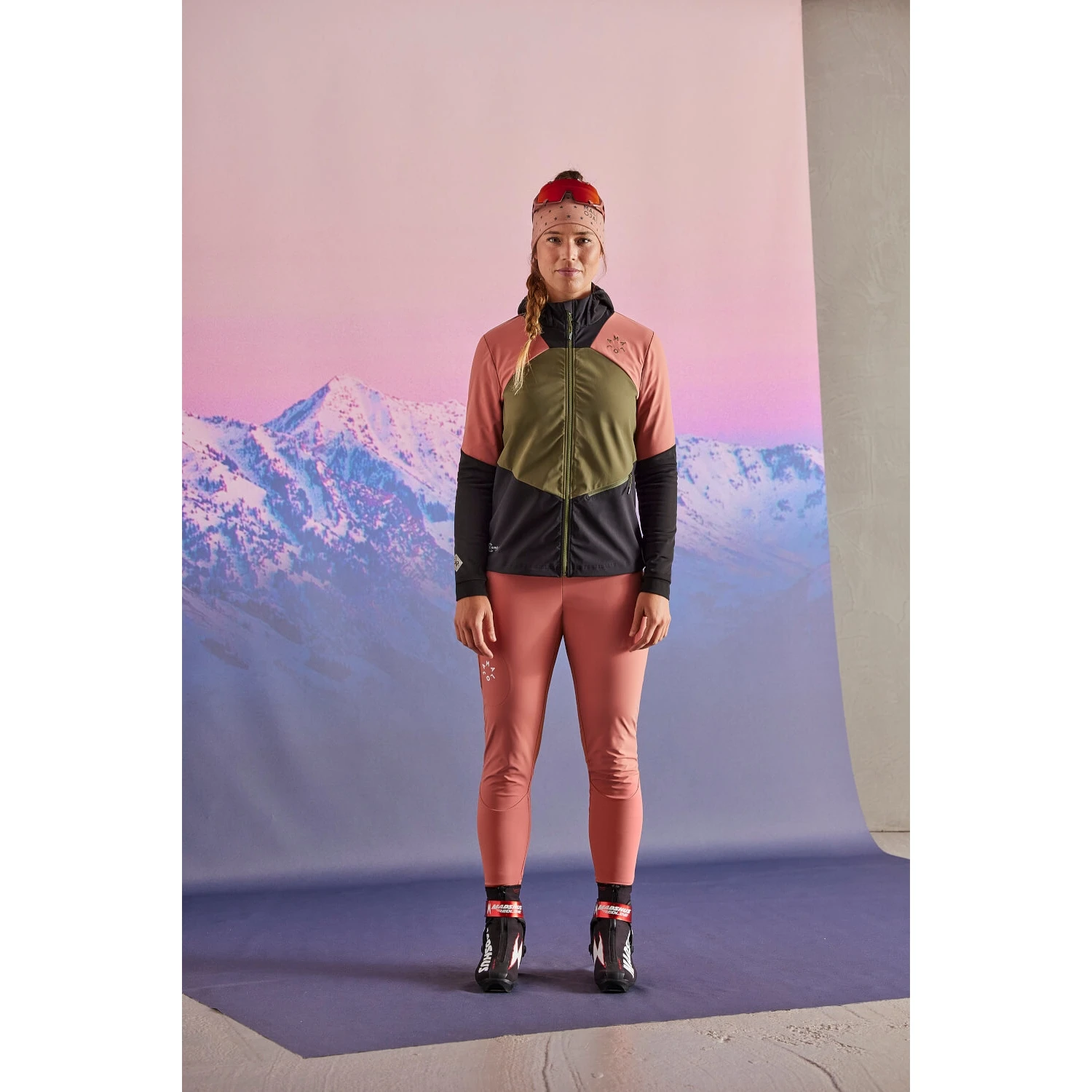 Maloja FlaasM. Nordic Hybrid Women's Tights - Moonless 0817 34127 3 Maloja FlaasM. Nordic Hybrid Women's Tights - Moonless 0817 34127 - Image 3