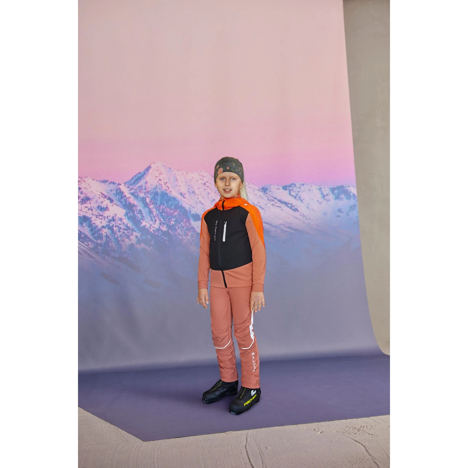 Maloja FrostspannerU. Kids Nordic Hybrid Softshell Pants - Midnight 8581 3 Maloja FrostspannerU. Kids Nordic Hybrid Softshell Pants - Midnight 8581 - Image 3