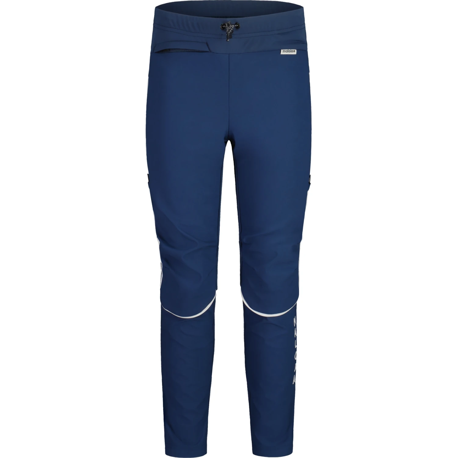 Maloja FrostspannerU. Kids Nordic Hybrid Softshell Pants - Midnight 8581 1 Maloja FrostspannerU. Kids Nordic Hybrid Softshell Pants - Midnight 8581