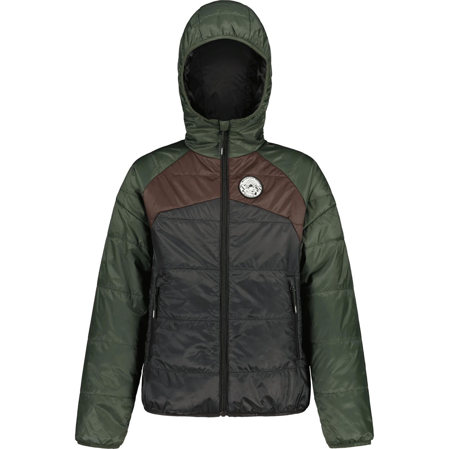 Maloja GenesioU. Alpine Puffer Kids Jacket - Deep Forest 0550 1 Maloja GenesioU. Alpine Puffer Kids Jacket - Deep Forest 0550