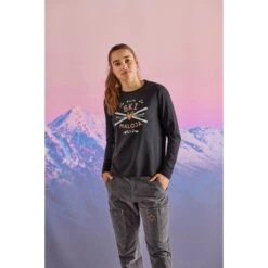 Maloja GrauschnepperM. Traceable BioRe Longsleeve Women - Grey Melange 0114 -Ride Style Shop maloja grauschnepperm traceable biore longsleeve moonless 0817 2 1299149