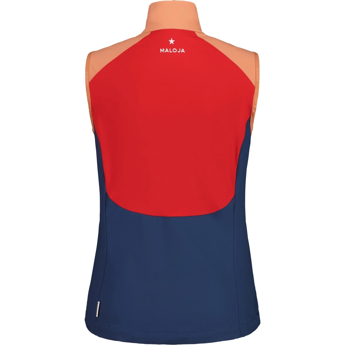 Maloja GrünfinkM. Women's Nordic Hybrid Softshell Vest - Deep Sunset Multi 8688 2 Maloja GrünfinkM. Women's Nordic Hybrid Softshell Vest - Deep Sunset Multi 8688 - Image 2