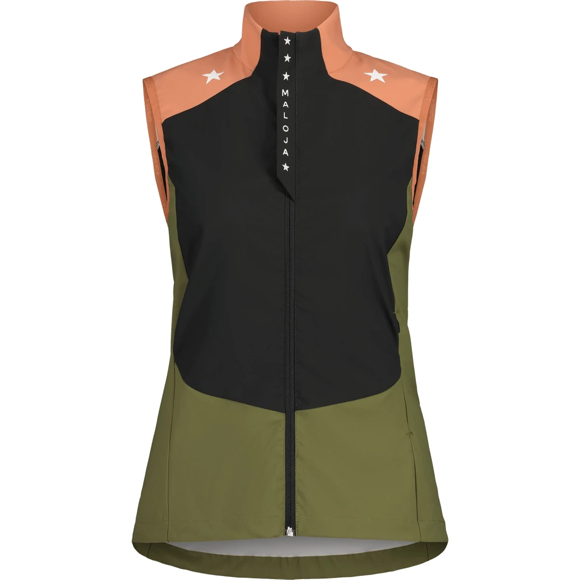 Maloja GrünfinkM. Women's Nordic Hybrid Softshell Vest - Moonless Multi 0821 1 Maloja GrünfinkM. Women's Nordic Hybrid Softshell Vest - Moonless Multi 0821