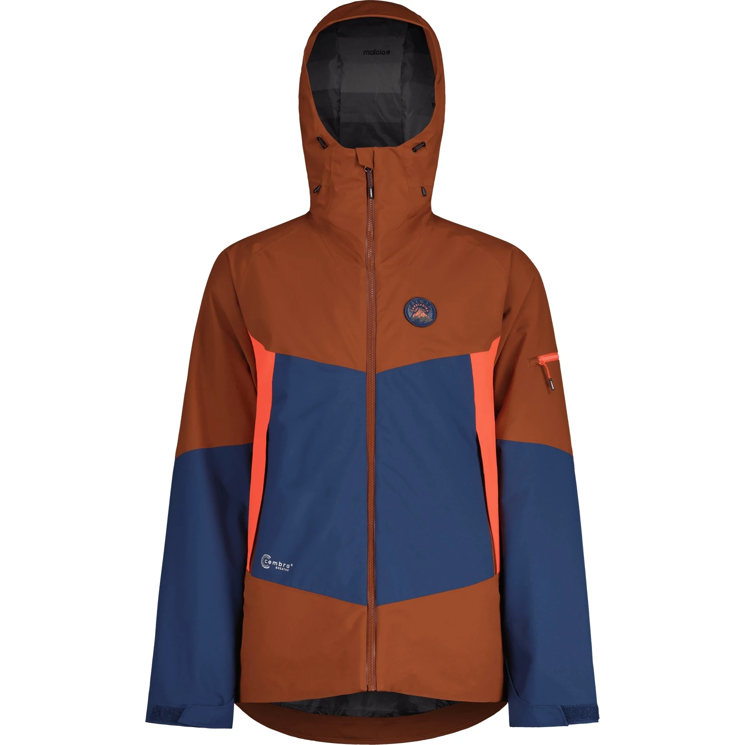 Maloja HallimaschM. Alpine Insulated Jacket - Chestnut Multi 8684 1 Maloja HallimaschM. Alpine Insulated Jacket - Chestnut Multi 8684