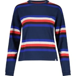 Maloja KarrosterM. Heavy Cotton Longsleeve Women's - Midnight Stripe 8621