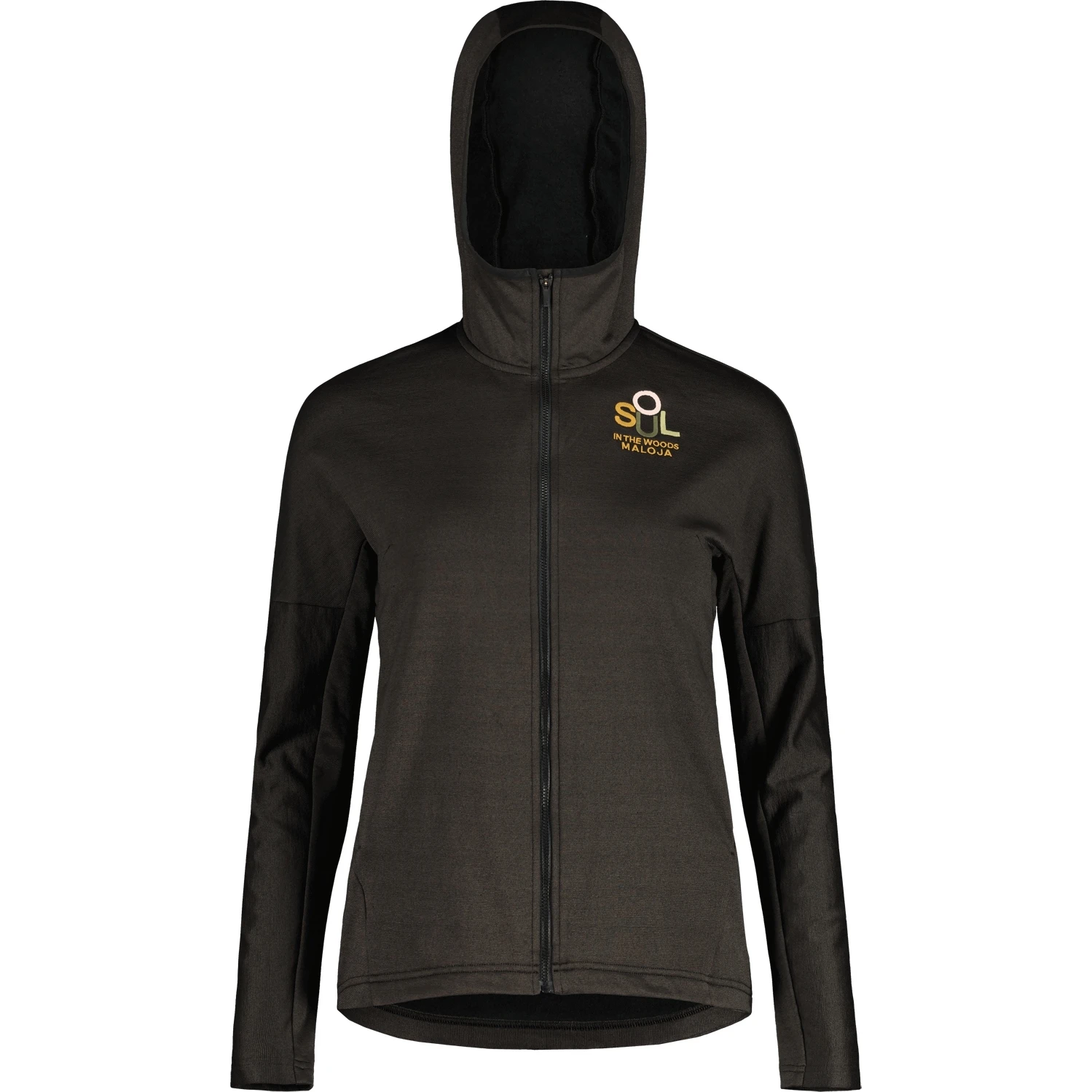 Maloja MalveneuleM. Women's Hooded Fleece Jacket - Moonless 0817 1 Maloja MalveneuleM. Women's Hooded Fleece Jacket - Moonless 0817