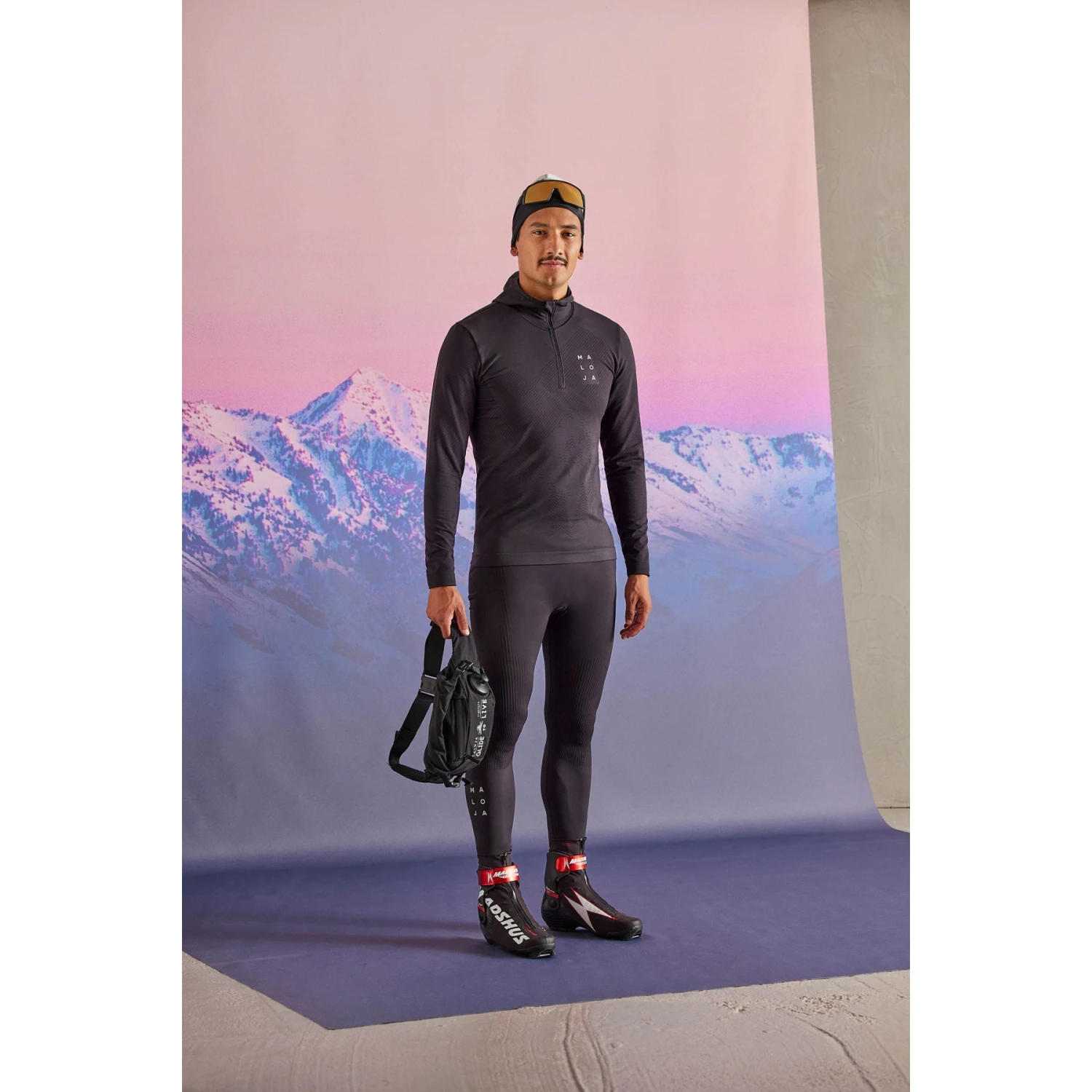 Maloja MauerseglerM. Nordic Freeknit Shirt - Midnight 8581 3 Maloja MauerseglerM. Nordic Freeknit Shirt - Midnight 8581 - Image 3