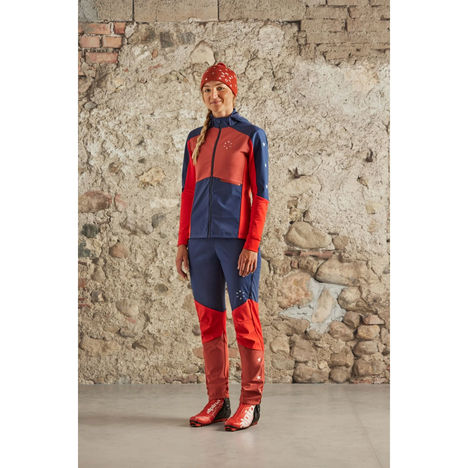 Maloja NeshaM. Nordic Hybrid Softshell Women's Jacket - Midnight Multi 8618 3 Maloja NeshaM. Nordic Hybrid Softshell Women's Jacket - Midnight Multi 8618 - Image 3