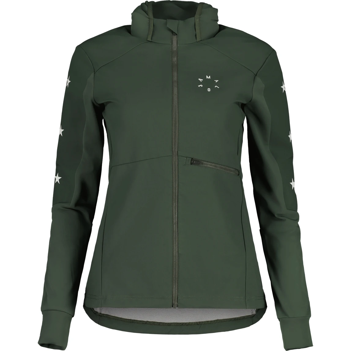 Maloja NeshaM. Nordic Hybrid Softshell Women's Jacket - Deep Forest 0550 1 Maloja NeshaM. Nordic Hybrid Softshell Women's Jacket - Deep Forest 0550