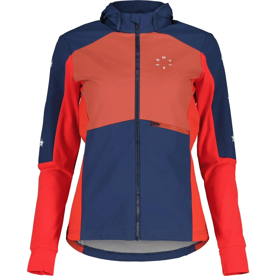Maloja NeshaM. Nordic Hybrid Softshell Women's Jacket - Midnight Multi 8618 1 Maloja NeshaM. Nordic Hybrid Softshell Women's Jacket - Midnight Multi 8618