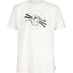 Maloja PatteriolM. Organic Cotton Tee - Glacier Milk 8585