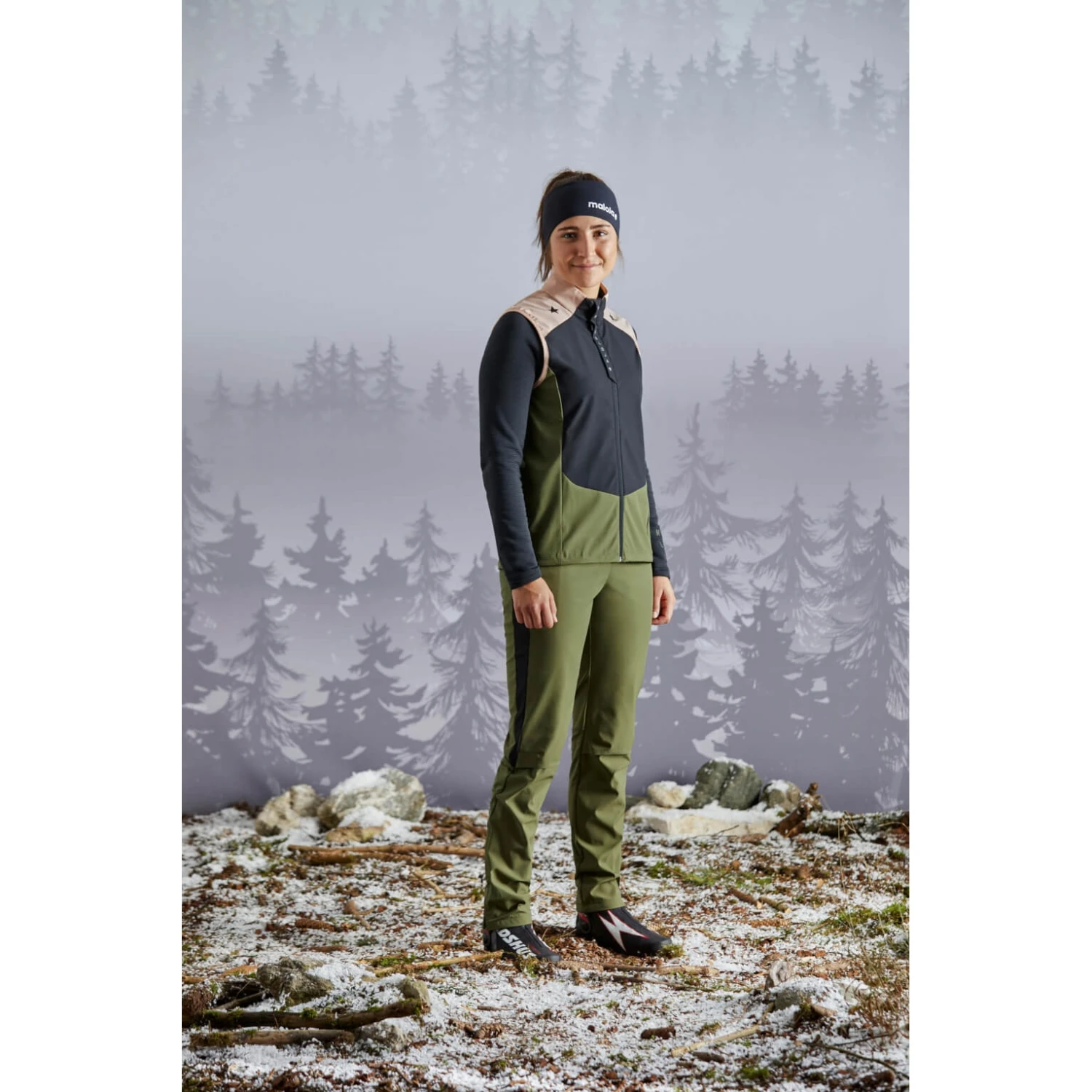 Maloja RobinieM. Women's Nordic Pants - Long - Night Sky 8325 3 Maloja RobinieM. Women's Nordic Pants - Long - Night Sky 8325 - Image 3