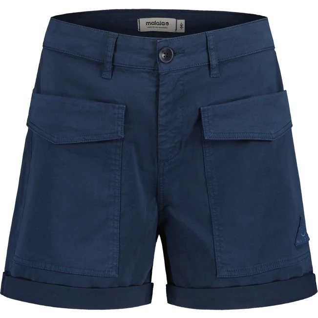 Maloja SasdesiraM. Women's Garment Dye Shorts - Midnight 8581 1 Maloja SasdesiraM. Women's Garment Dye Shorts - Midnight 8581