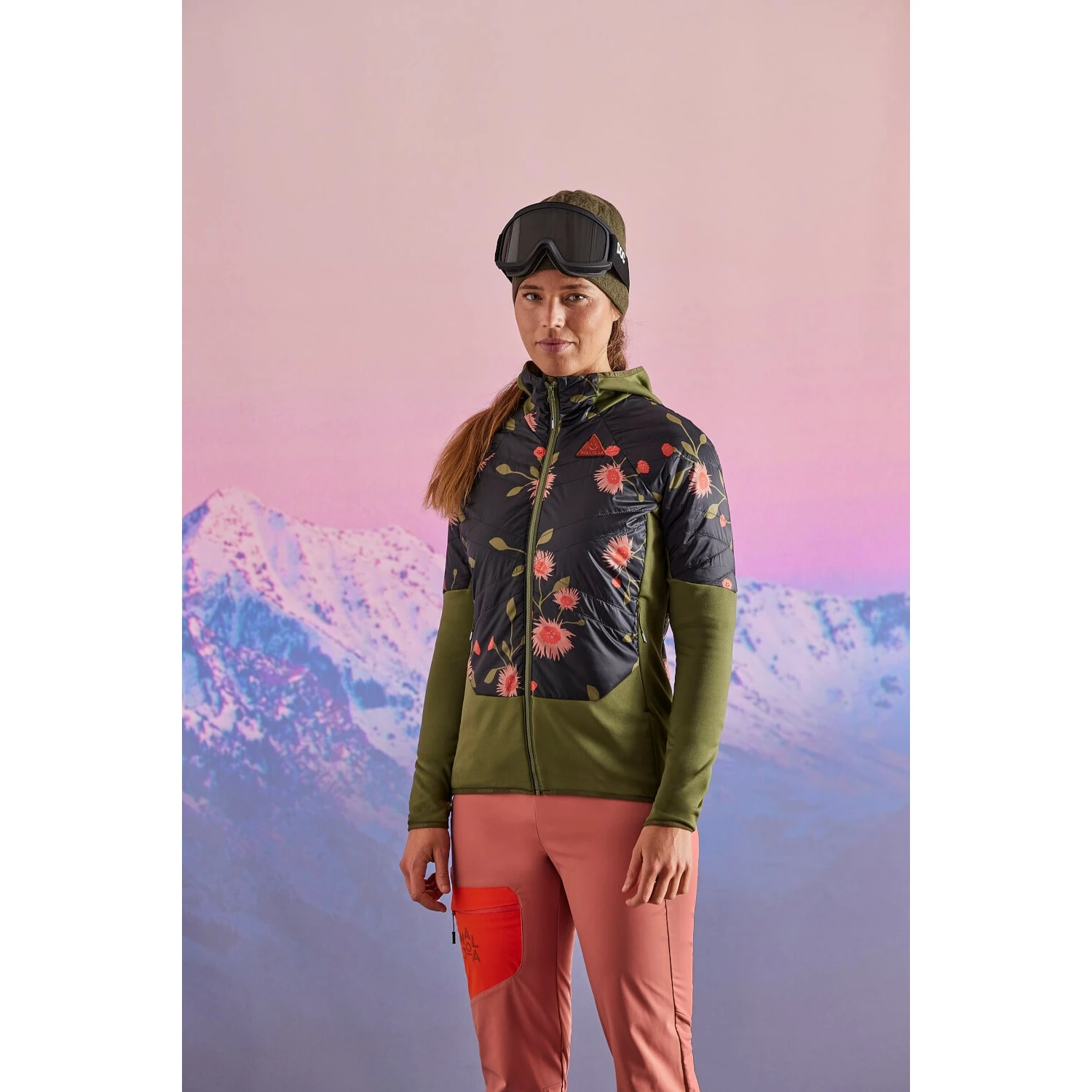 Maloja SirsM. Women's Mountain Hybrid Jacket - Deep Sunset 8669 3 Maloja SirsM. Women's Mountain Hybrid Jacket - Deep Sunset 8669 - Image 3