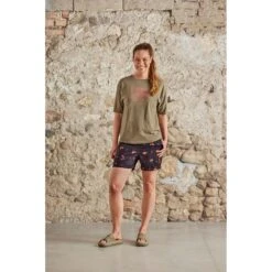Maloja SpitzahornM. Women's Organic Cotton Shorts - Moonless Flowerspots 8751 -Ride Style Shop maloja spitzahornm 1422366