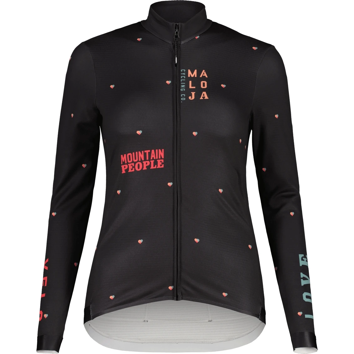 Maloja ToadstoolM. 1/1 Women's Cycle Jacket - Moonless Hearts 8495 1 Maloja ToadstoolM. 1/1 Women's Cycle Jacket - Moonless Hearts 8495