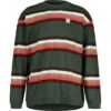 Maloja TschirgantM. Heavy Cotton Longsleeve - Deep Forest Stripe 8797