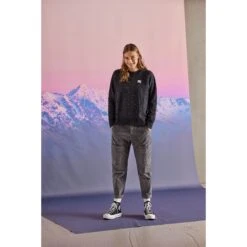 Maloja ValladaM. Organic Women's Sweat Shirt - Moonless Flying Hearts 8628 -Ride Style Shop maloja valladam organic sweatshirt women midnight pastel leaves 8619 2 1297010