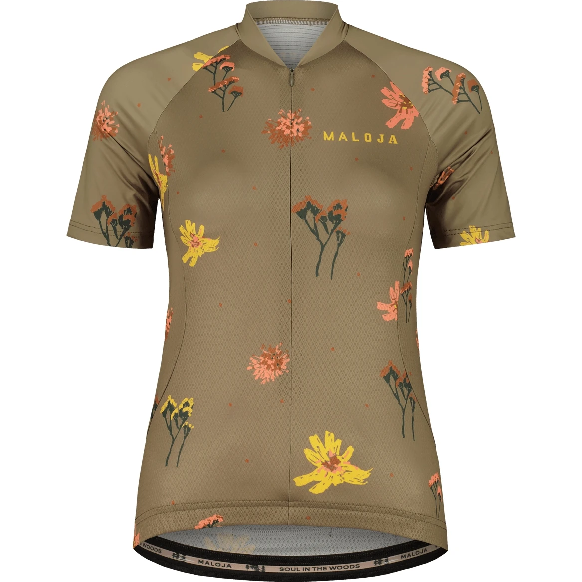 Maloja VanilM. AOP 1/2 Cycle Women's Jersey - Oak 8675 1 Maloja VanilM. AOP 1/2 Cycle Women's Jersey - Oak 8675