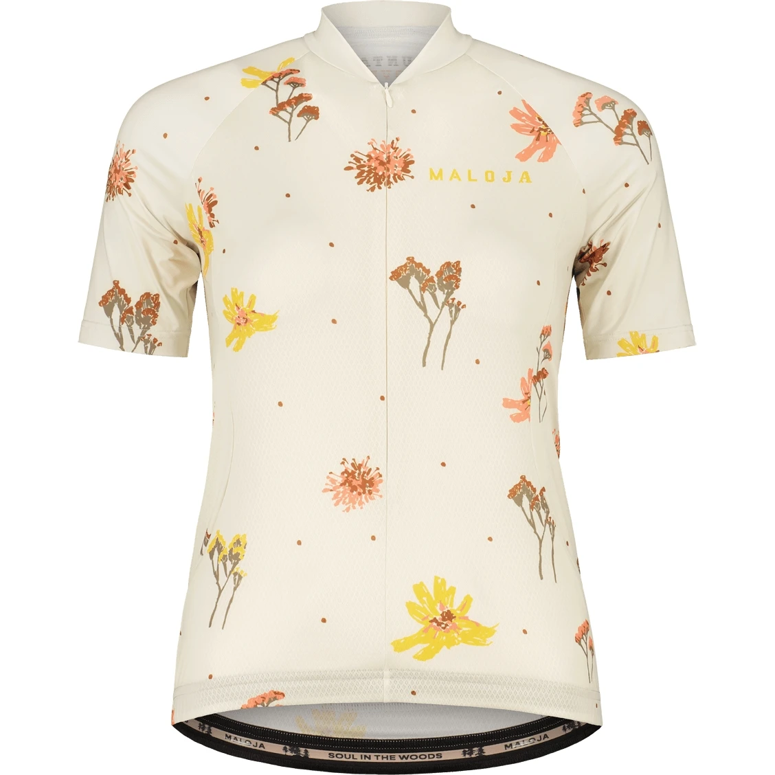 Maloja VanilM. AOP 1/2 Cycle Women's Jersey - Glacier Milk 8585 1 Maloja VanilM. AOP 1/2 Cycle Women's Jersey - Glacier Milk 8585