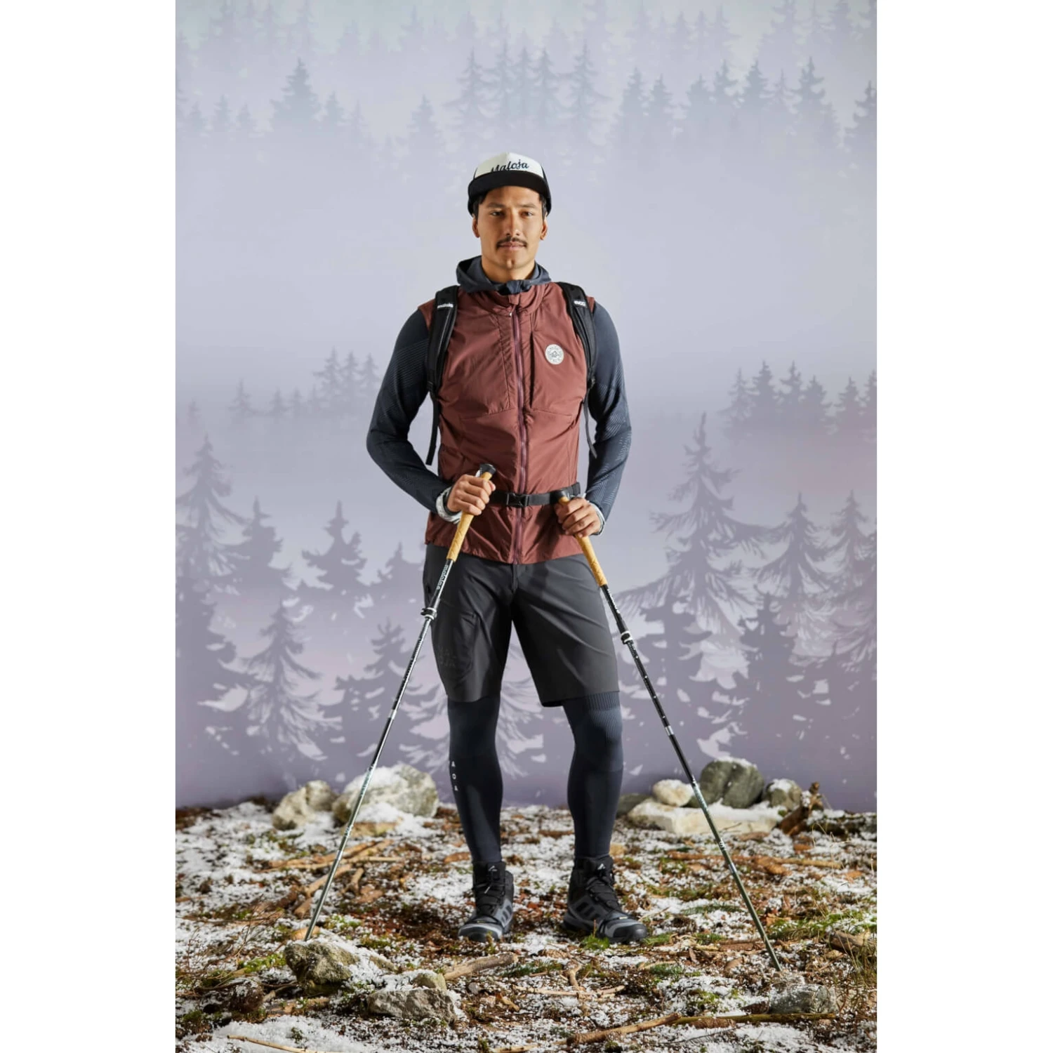 Maloja SchleiereuleM. Nordic Shorts - Moonless 0817 3 Maloja SchleiereuleM. Nordic Shorts - Moonless 0817 - Image 3