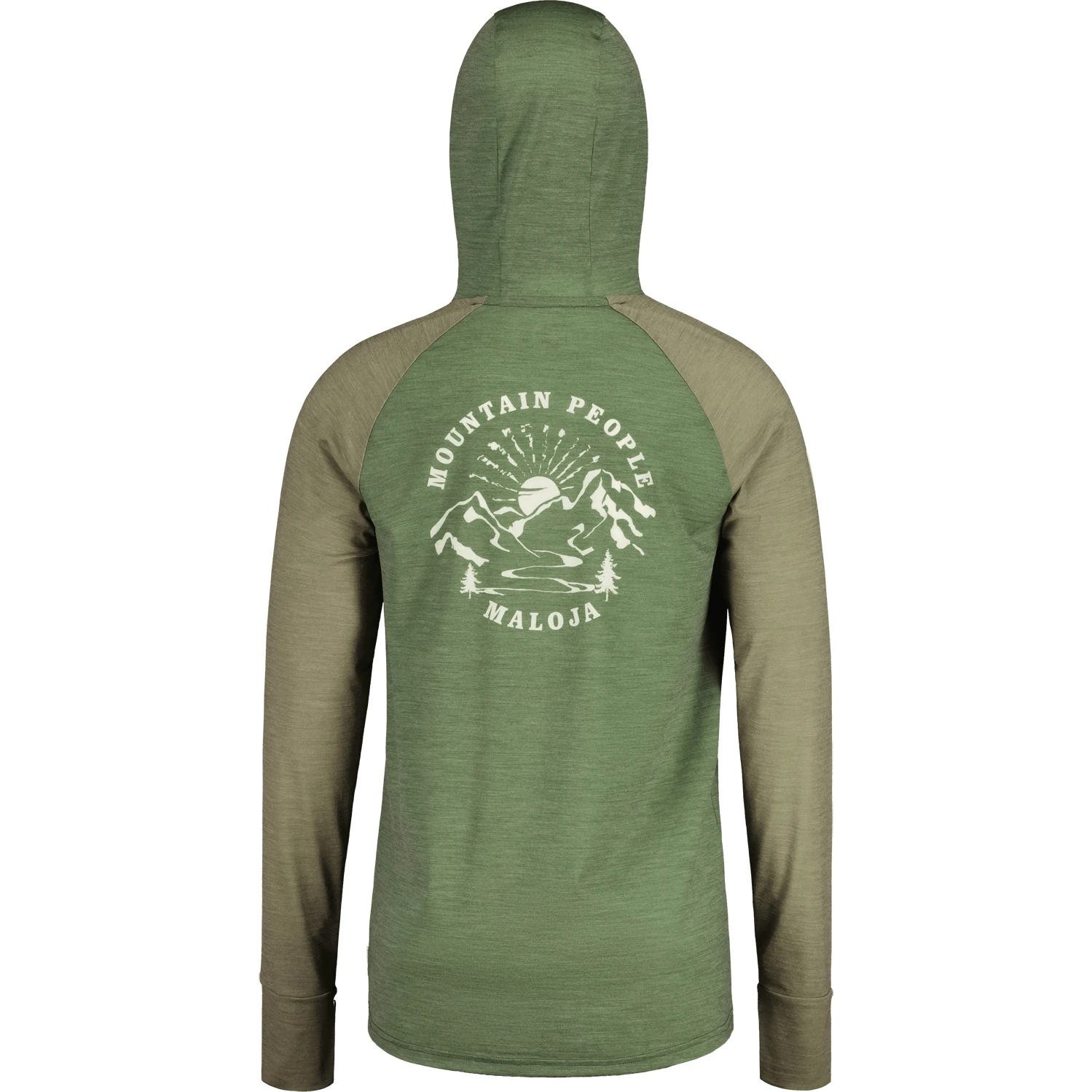 Maloja ZordoM. Mountain Midlayer Longsleeve Shirt - Fir Multi 8728 2 Maloja ZordoM. Mountain Midlayer Longsleeve Shirt - Fir Multi 8728 - Image 2