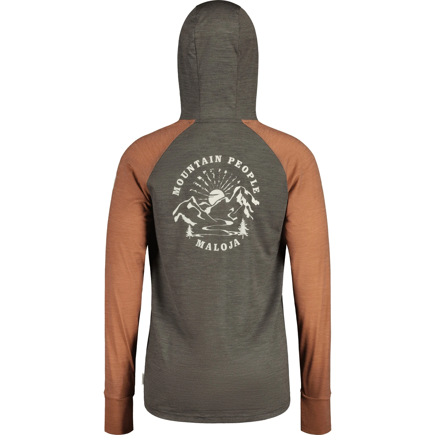 Maloja ZordoM. Mountain Midlayer Longsleeve Shirt - Moonless Multi 0821 2 Maloja ZordoM. Mountain Midlayer Longsleeve Shirt - Moonless Multi 0821 - Image 2